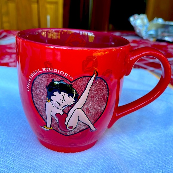 Betty Boop oversized coffee mug , 2006 , heart , Star - Picture 1 of 12